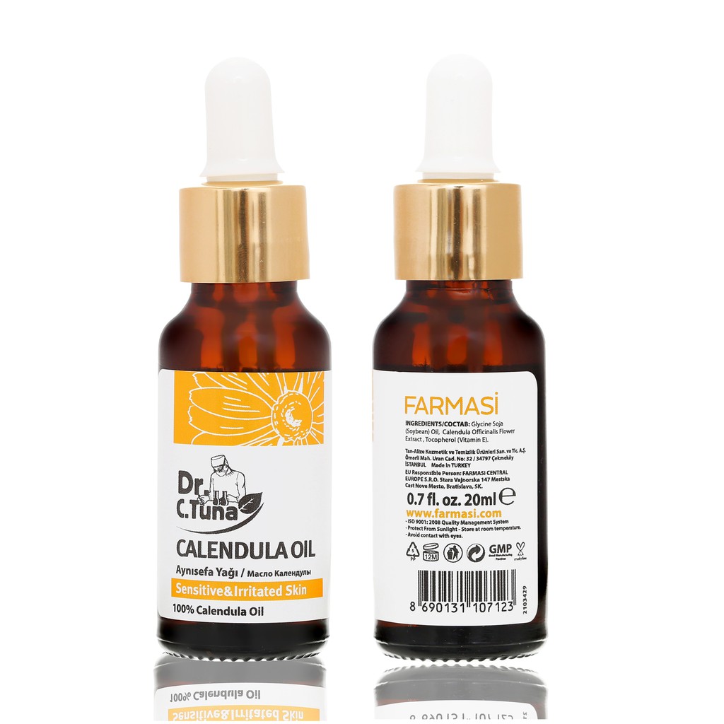 [Date 10/2021] Serum hoa cúc Calendula Oil Dr.C.Tuna Farmasi 20ml