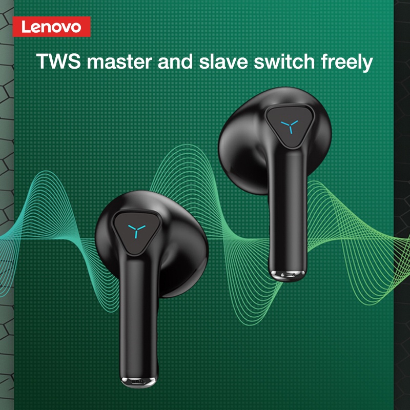 Tai nghe chơi game bluetooth không dây Lenovo GM5 TWS 45MS có mic chất lượng cao