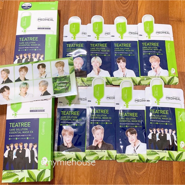 MẶT NẠ MEDIHEAL X BTS TEATREE HEALING