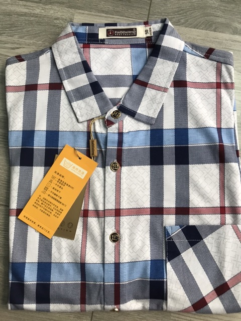 Áo sơ mi nam trung niên cộc tay chất thun lạnh cực mát | BigBuy360 - bigbuy360.vn