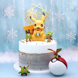 Pikachu trang trí - Phụ kiện trang trí bánh kem