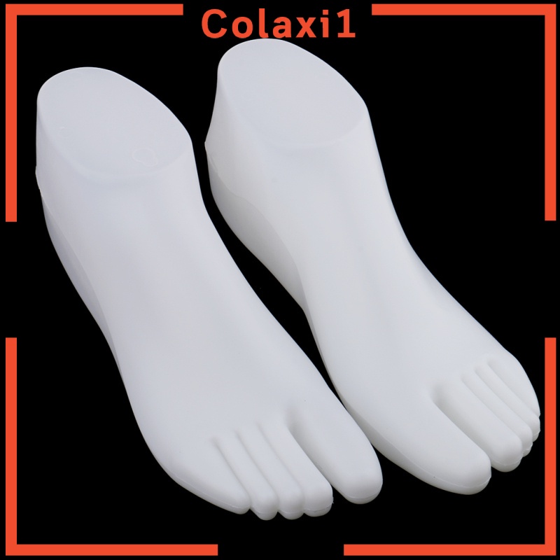 [COLAXI1] 1 Pair Women Feet/Foot Display Shoes Socks Plastic Mannequin Model for Shop