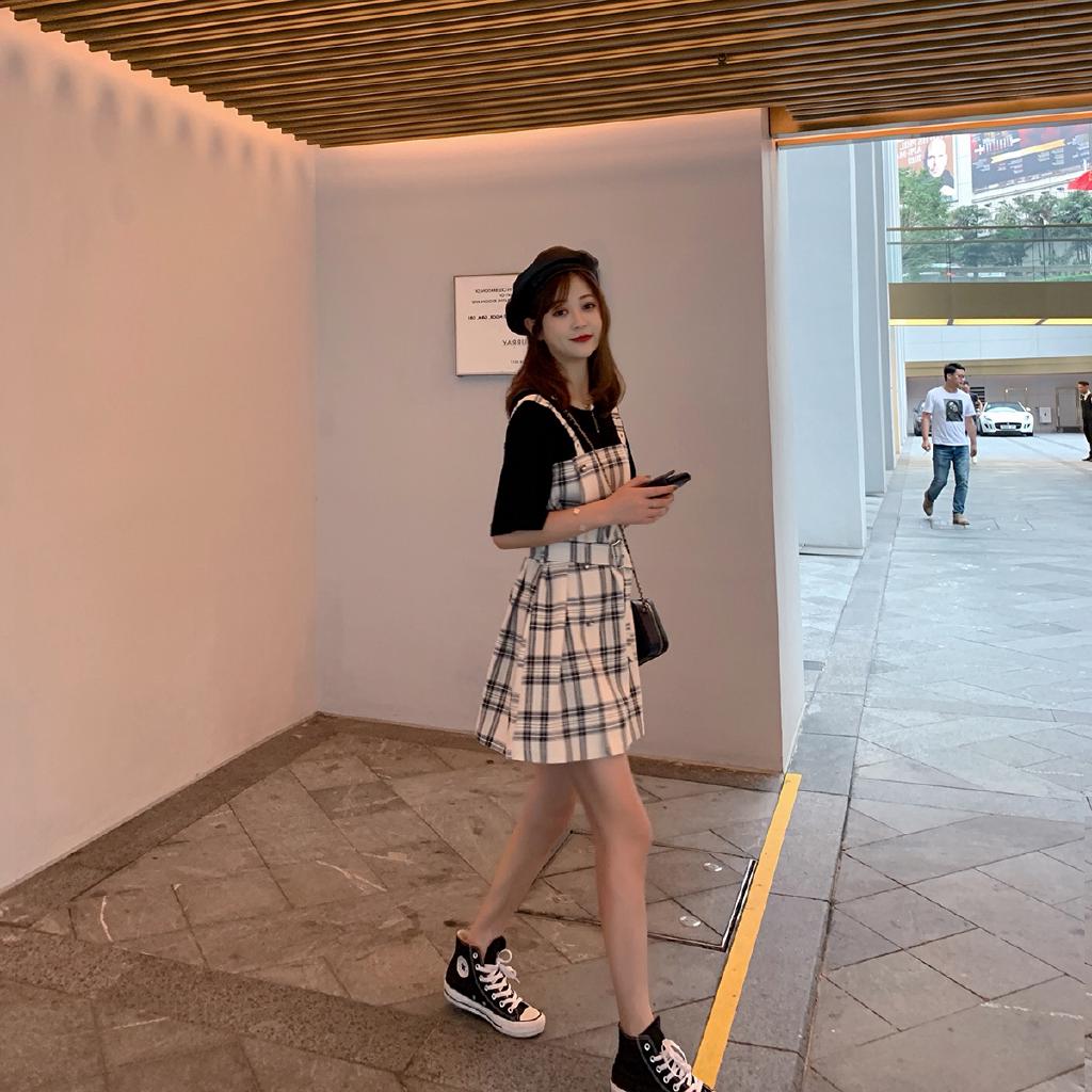 Đầm giả nhiều lớp thời trang mùa hè Hong Kong