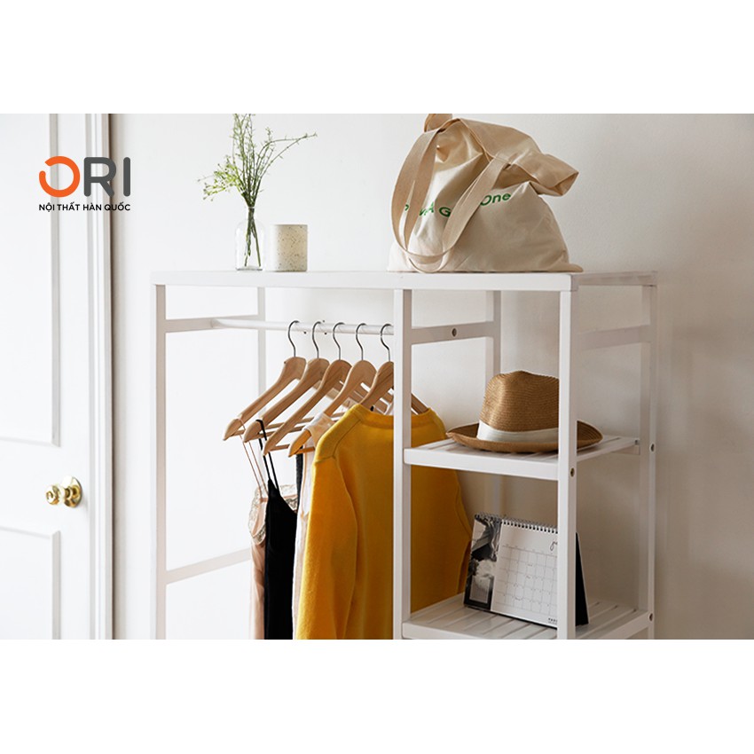 TỦ TREO BẰNG GỖ HÀN QUỐC - TỦ TREO TIẾT KIỆM - DOUBLE HANGER - NATURAL