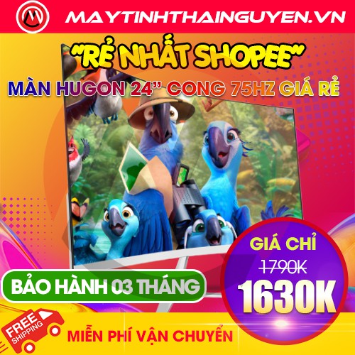 ✅Màn hình Hugon English Version Q24 24" 75Hz Cong (Mới 100%)[Bảo hành 6 tháng 1 đổi 1] | BigBuy360 - bigbuy360.vn