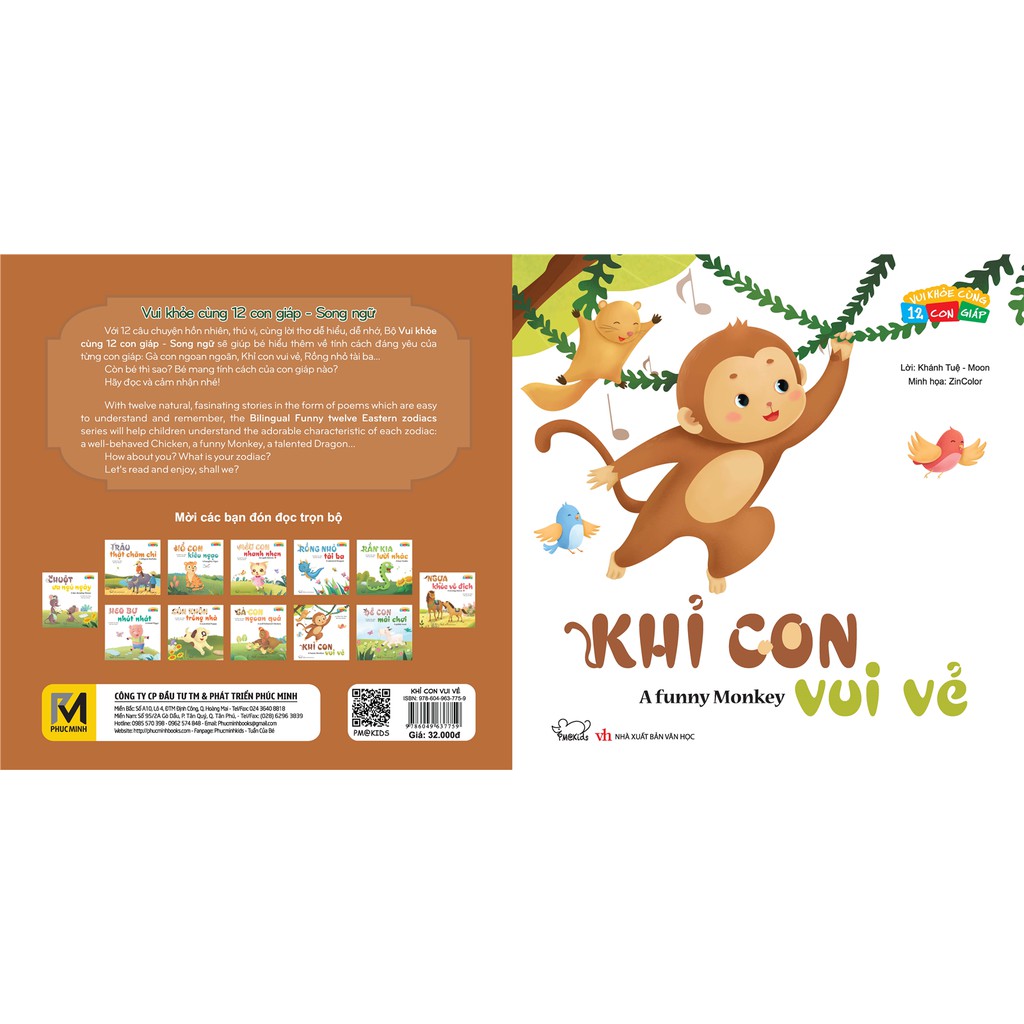Sách - Khỉ con vui vẻ