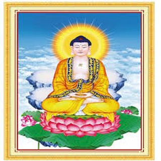 Tranh Thêu Chữ Thập Phật Dược Sư A1103 - 58x79cm