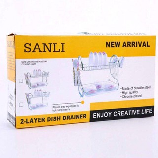 Kệ Chén Inox 2 Tầng