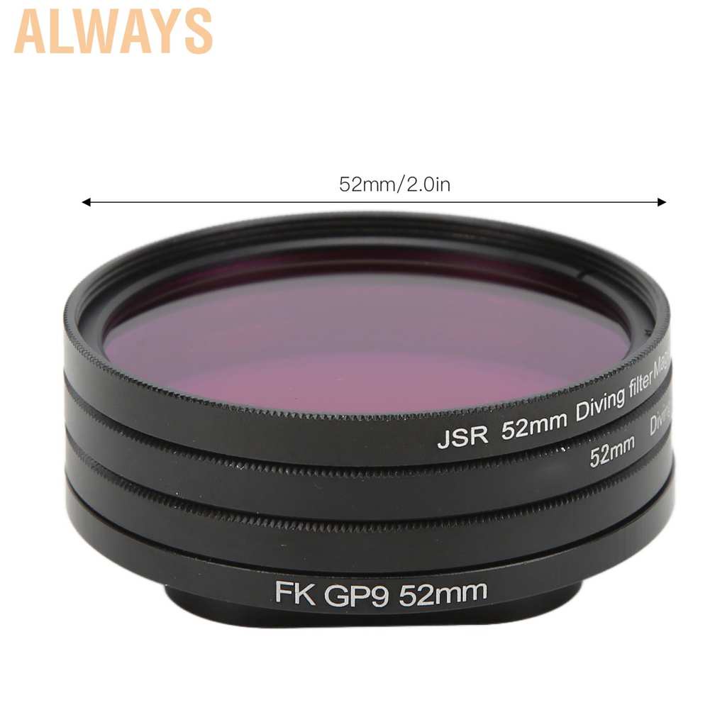 Bộ lọc ống kính 52mm cho máy ảnh HERO 9/10 | BigBuy360 - bigbuy360.vn