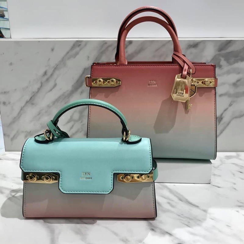 Túi lyn tay cầm loang màu