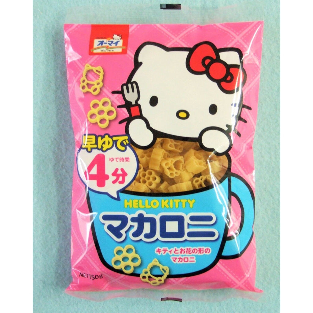 Mì nui dinh dưỡng hình hoa và Hello Kitty Nhật Bản cho bé 150g