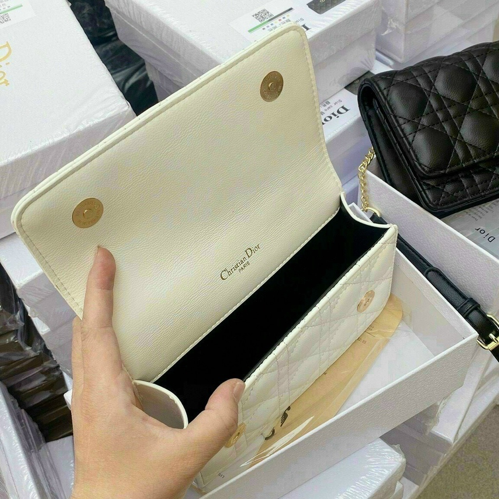 Túi dior CD ô trám đeo chéo hàng fullbox cao cấp
