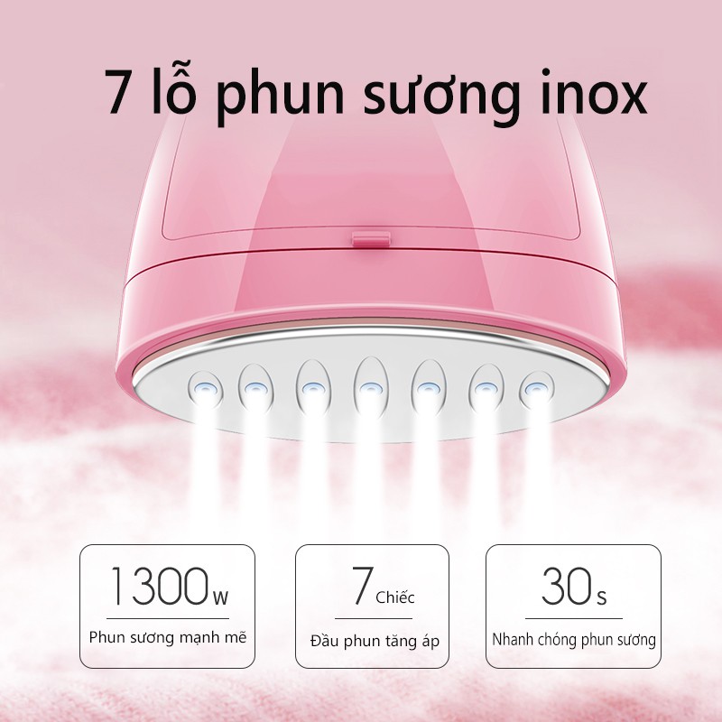 Bàn là hơi, bàn là cầm tay, bàn là mini có thể gấp, máy ủi, bàn ủi quần áo mini cầm tay 1300W  bản mới nhất OT201*