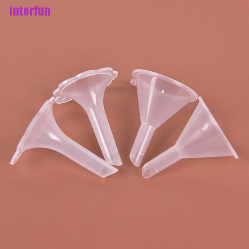 (Hàng Mới Về) Set 2 Phễu Nhựa Nhỏ Gọn Dùng Chiết Xuất Dung Dịch Chiết Xuất Tinh Dầu / Dầu Thơm