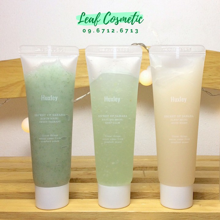 [ Mini 30g ] Mặt Nạ Tẩy Tế Bào Chết, Mặt Nạ Đất Sét, Mặt Nậ Ngủ Huxley