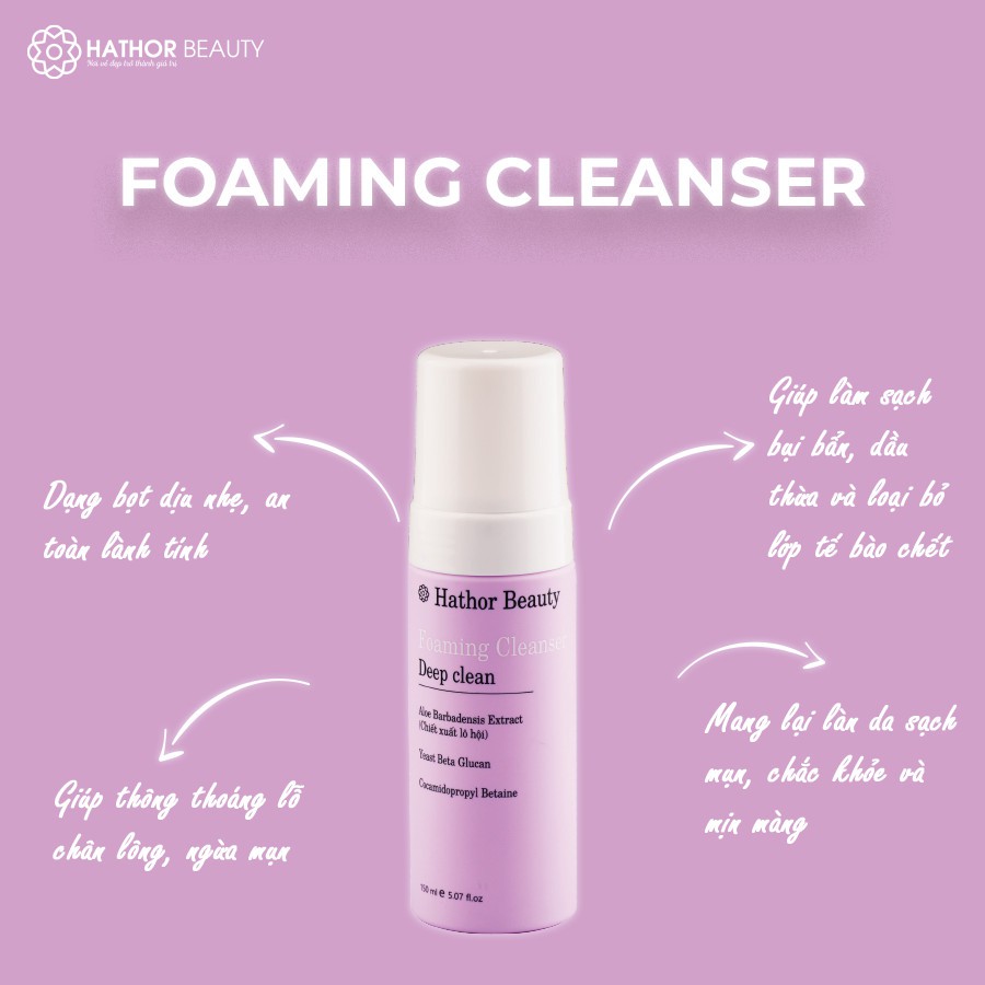 Foaming Cleanser 150ml - Sữa rửa mặt tạo bọt da dầu