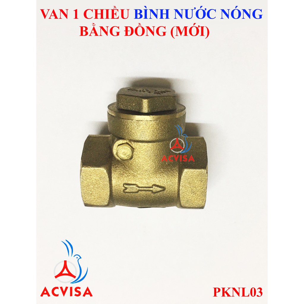 Combo 2 Van 1 Chiều Bình Nước Nóng Bằng Đồng Đời Mới