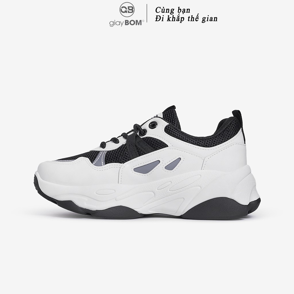 [Mã FAGREEN245 giảm 10% tối đa 30k đơn từ 99k] Giày Thể Thao Nữ giayBOM Đế Cao 4 cm Da Lộn Thoáng Khí B877 | BigBuy360 - bigbuy360.vn