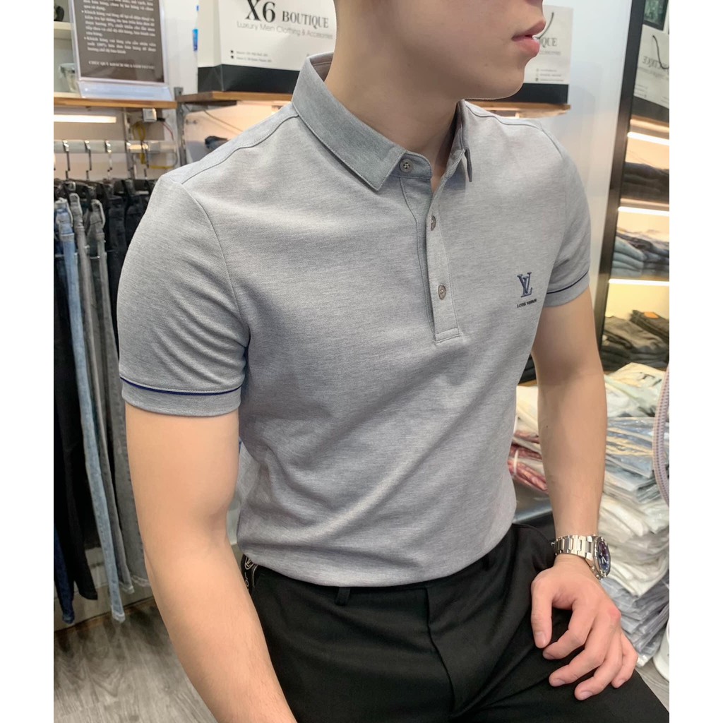 ÁO  THUN POLO NAM LV CÓ CỔ CAO CẤP | BigBuy360 - bigbuy360.vn