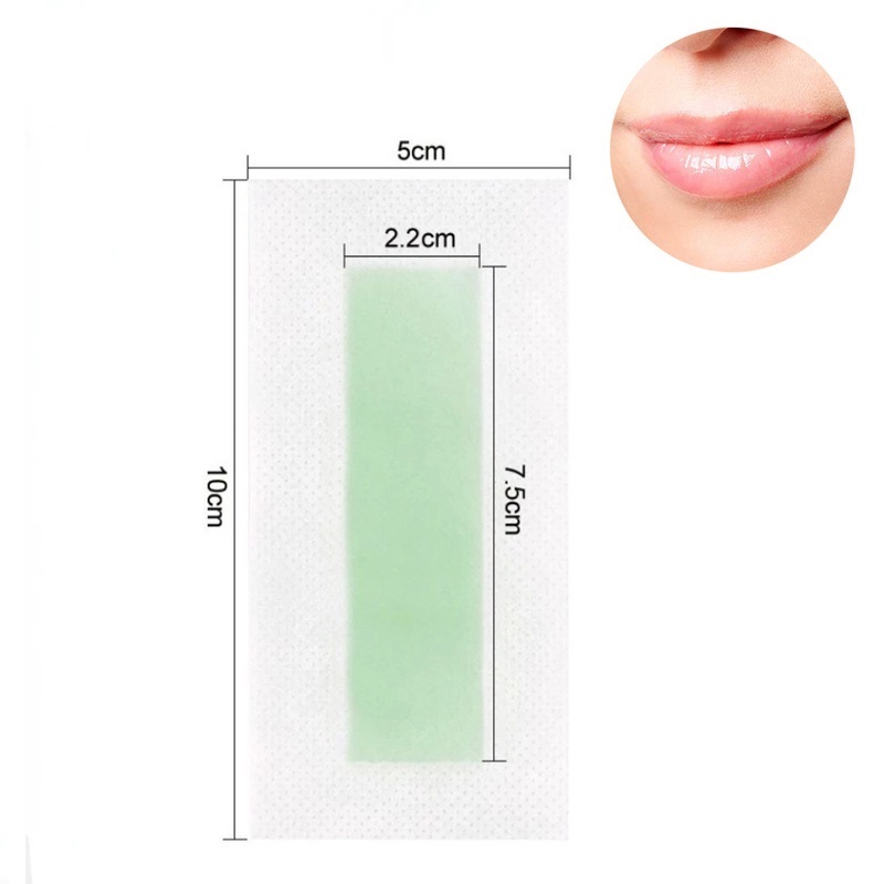 Set 10 Miếng Sáp Tẩy Lông Hai Mặt Dịu Nhẹ Không Gây Kích Ứng Cho Nữ
