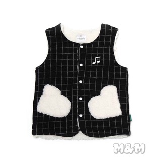 Áo gile lót bông Eyaeyao xuất Hàn xịn