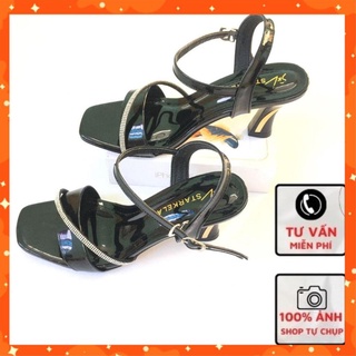 Sandal Cao Gót Dây Đính Đá gót đồng 5Phân Mã M35 !!
