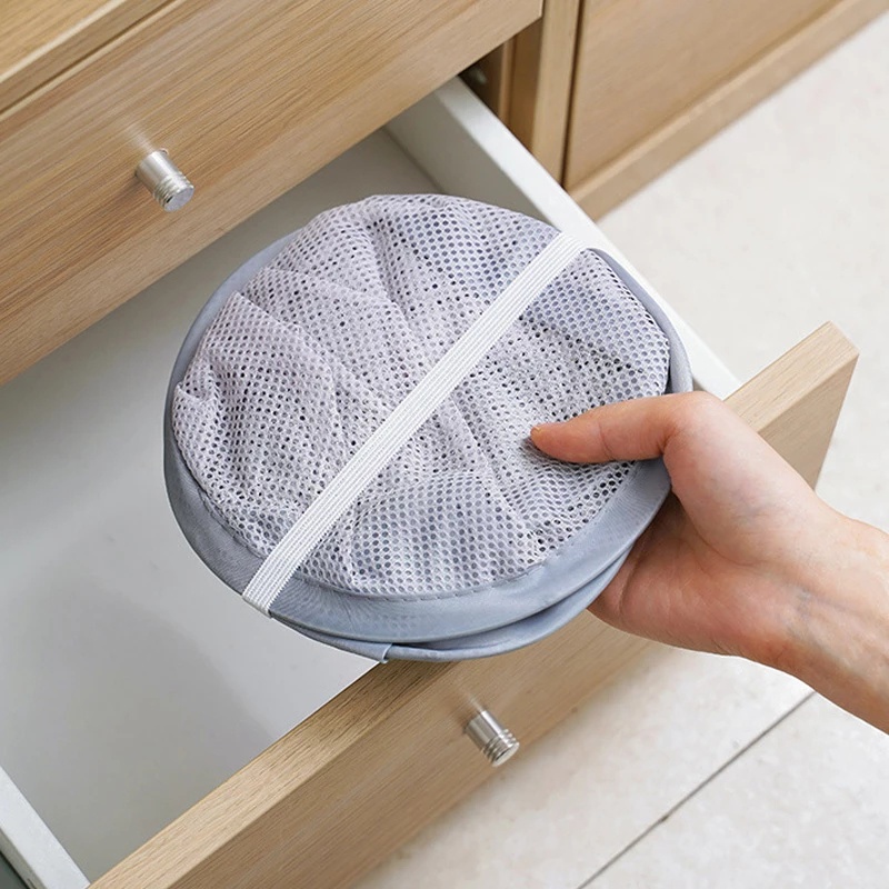 Giỏ Lưới Đựng Đồ Giặt / Đồ Chơi Trẻ Em Có Thể Gấp Gọn