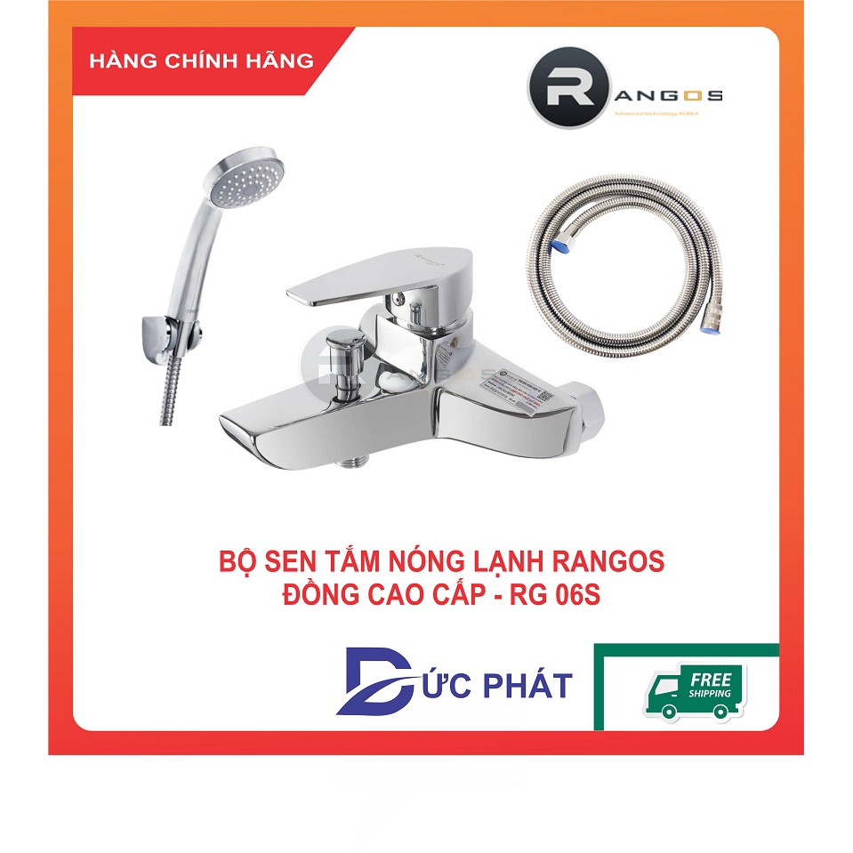 [ CHÍNH HÃNG] Bộ vòi sen, bộ sen tắm Rangos RG 06S