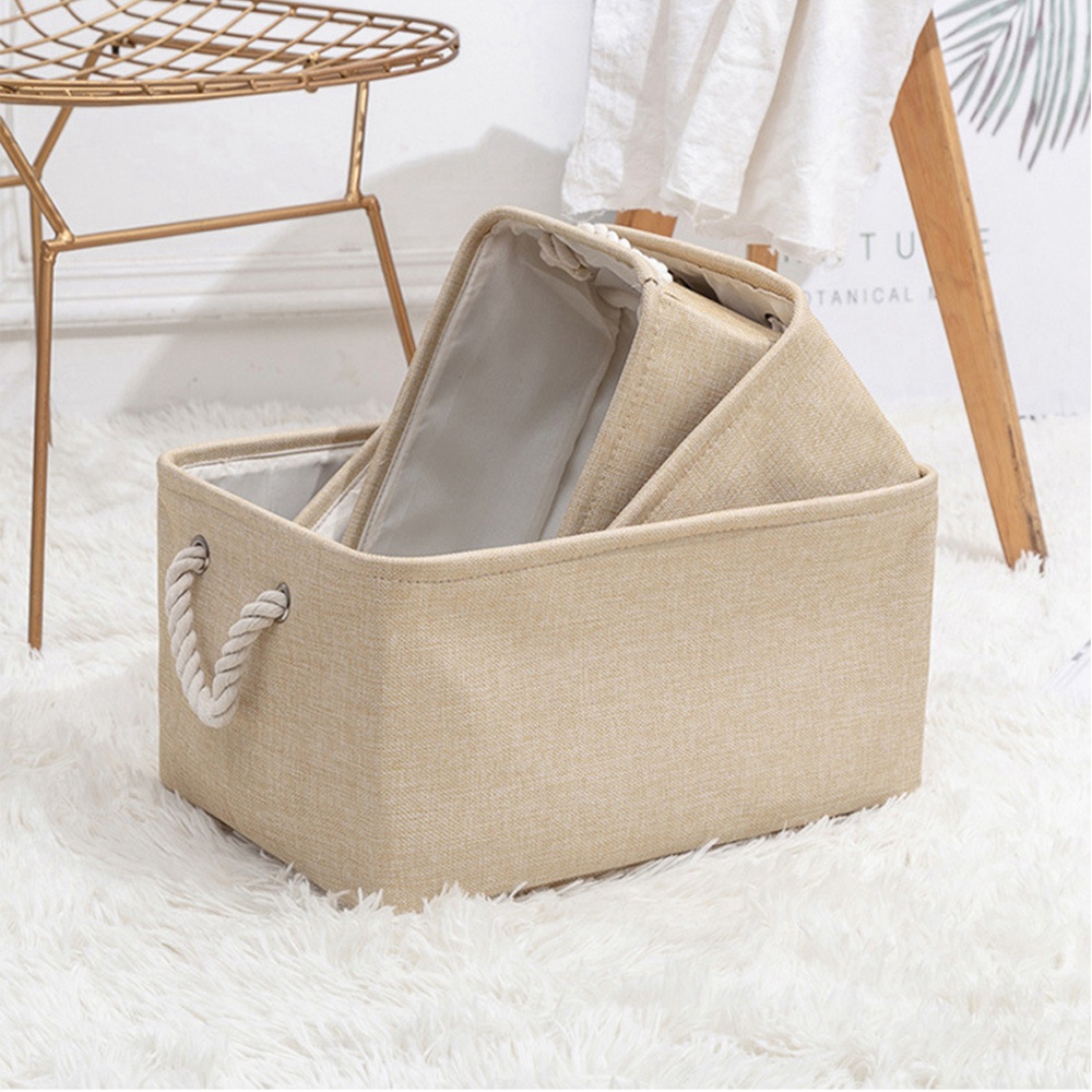 Giỏ Đựng Vật Dụng Gấp Gọn Có Quai Cầm Tiện Lợi