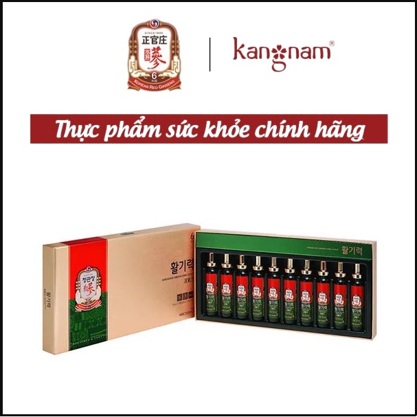 Nước Uống Hồng Sâm KGC Cheong Kwan Jang Hwal Gi Ruk 10 Ống