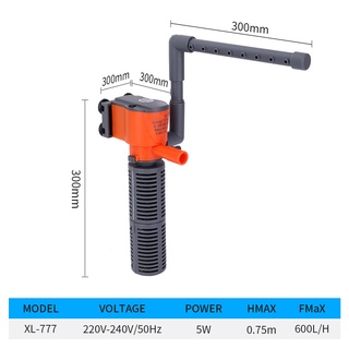 Máy Bơm Oxy 3 Trong 1 3/5W Cho Bể Cá
