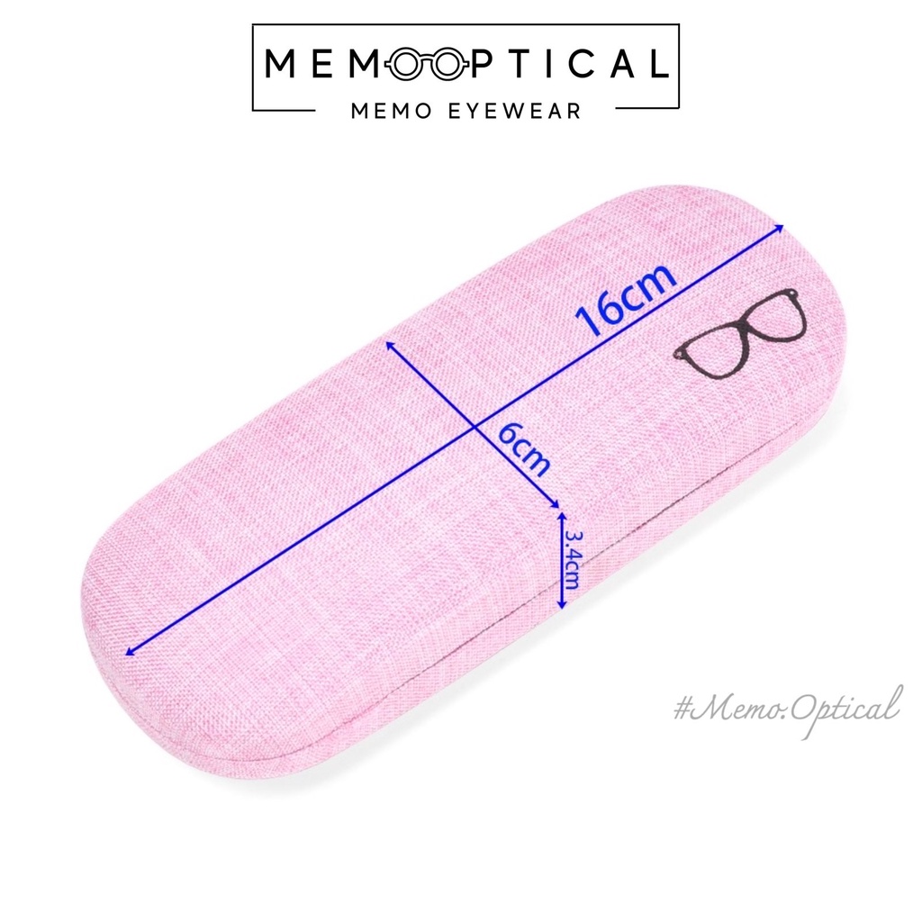 Hộp đựng gọng kính cận dễ thương,bao đựng kính chống va đập Memo Optical