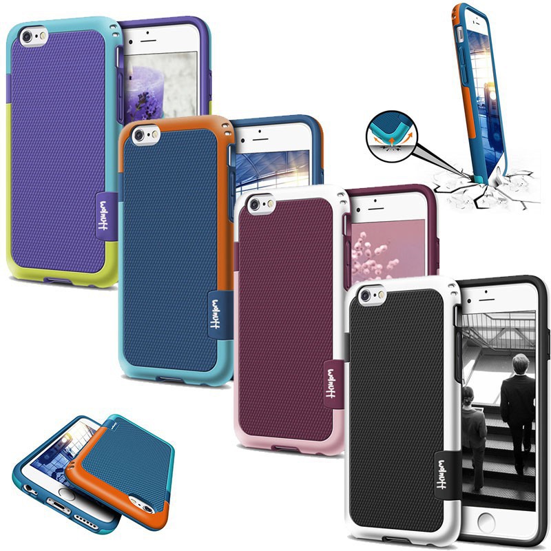 Ốp iphone chống sốc chống trượt kết hợp TPU mềm màu sắc thể thao cho iphone 6/6s/7/8 plus X XR XS MAX 11/11pro/11promax