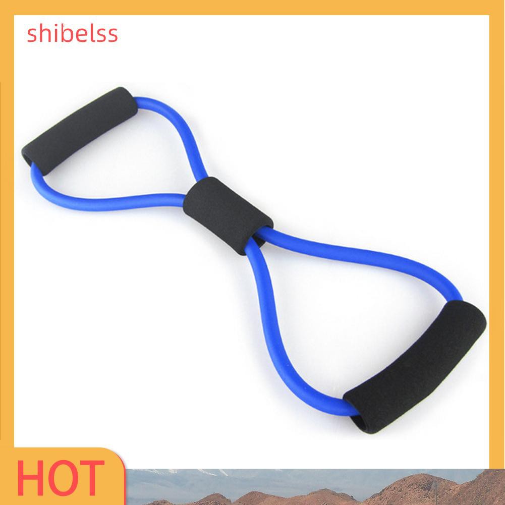 （ʚshibelss）Resistance Training Muscle Elastic Band Tube Weight Control Fitness