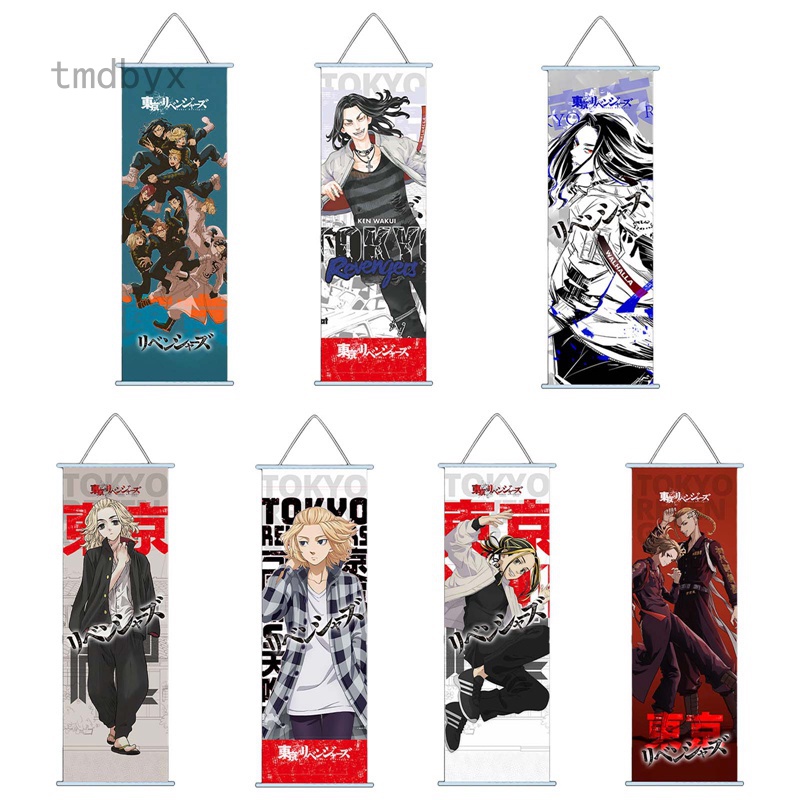 Tmdbyx Tấm Áp Phích Treo Tường In Hình Anime Tokyo Revengers Dễ Thương Phong Cách Cổ Điển Trang Trí Nhà Cửa / Quán Cà Phê