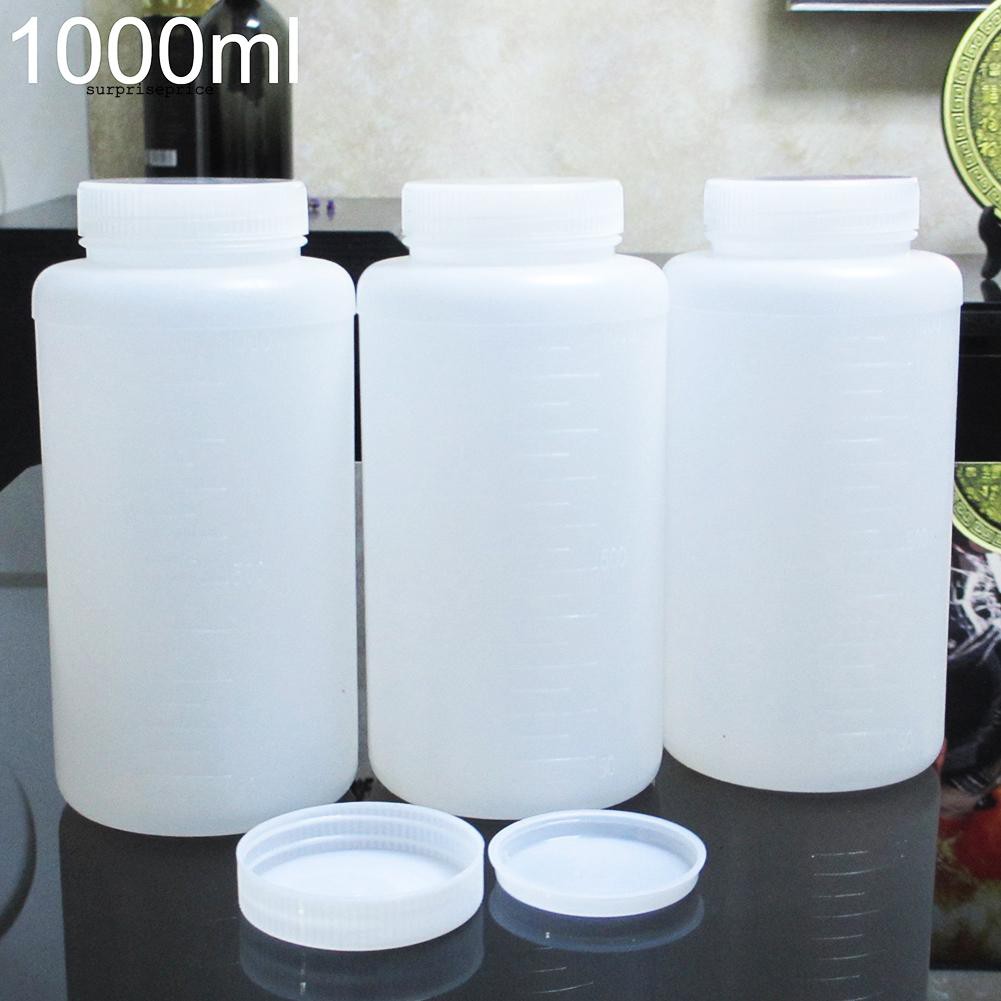 Bình Nhựa Rỗng Đựng Dung Dịch Hóa Học 1000Ml