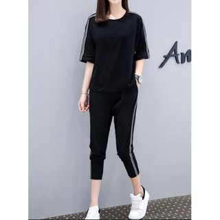 Bộ Quần Áo Thể Thao Nữ Thiết Kế Trẻ Trung Năng Động Hàng Quảng Châu Chất Đẹp