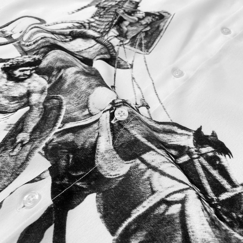 MENDE - Horseman Shirt - áo sơ mi tay ngắn MENDE chính hãng | BigBuy360 - bigbuy360.vn