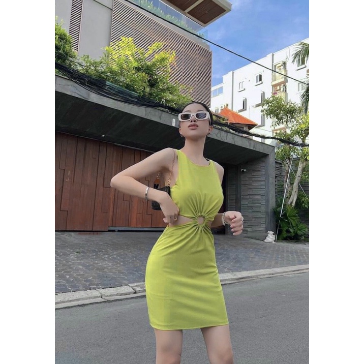 VÁY KHOÉT EO CUT OUT 3 MÀU