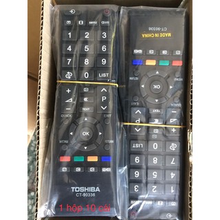 1 HỘP 10 CÁI REMOTE TIVI TOSHIBA- CT90336