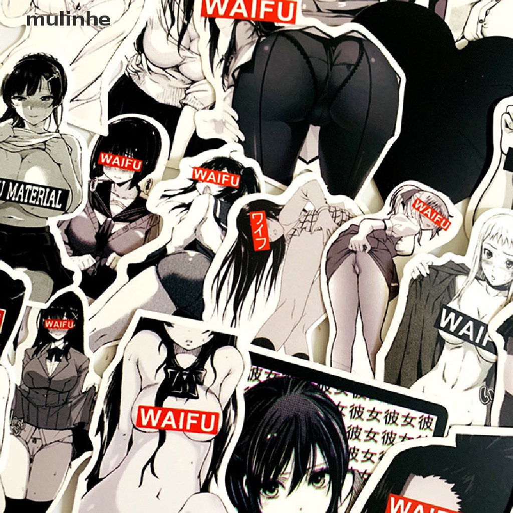 Set 30 Sticker Hình Phim Hoạt Hình Anime Xinh Xắn Dùng Để Trang Trí Laptop