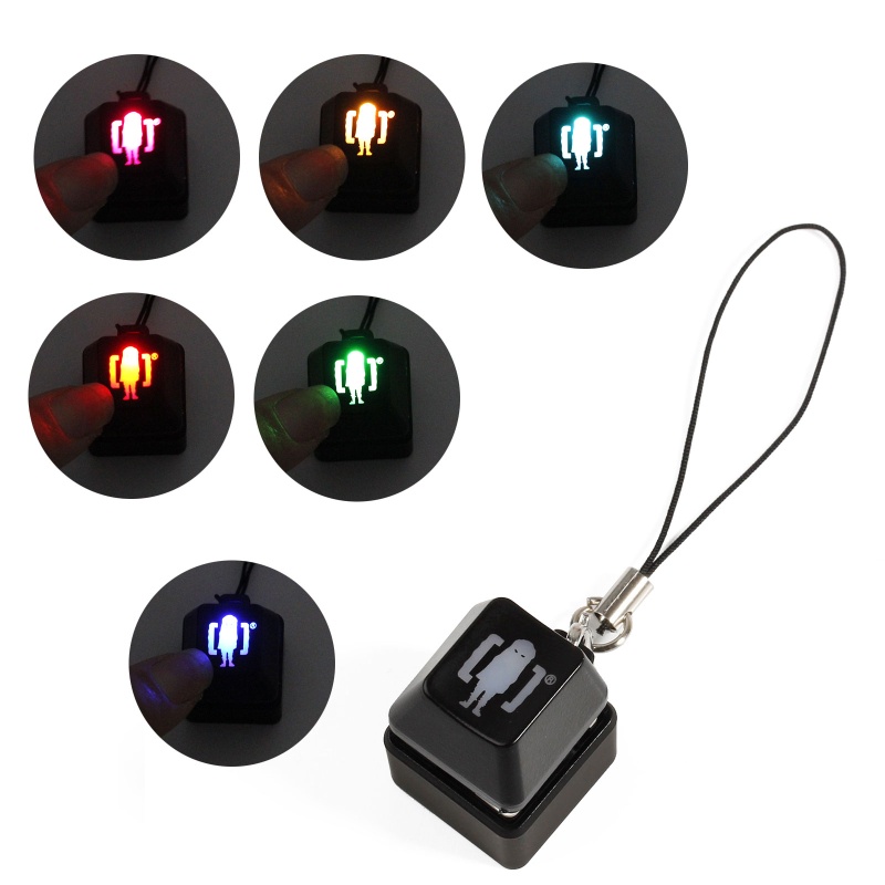Bộ Bàn Phím Thử Nghiệm RGB Dạng Móc Khóa Giúp Giảm Căng Thẳng