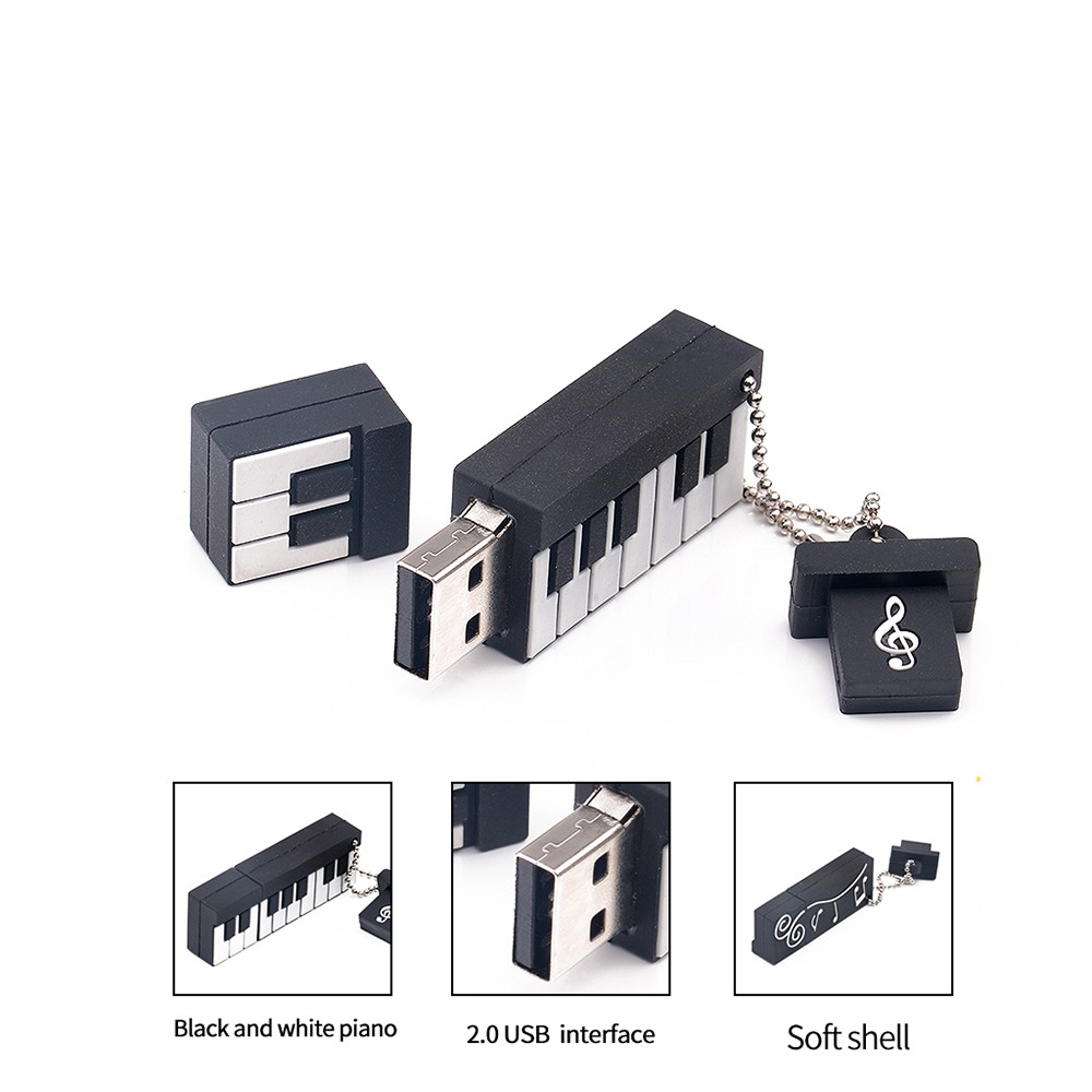 USB hình đàn piano với dung lượng 1GB 2GB 4GB 8GB 16GB 32GB đầy tiện lợi | BigBuy360 - bigbuy360.vn