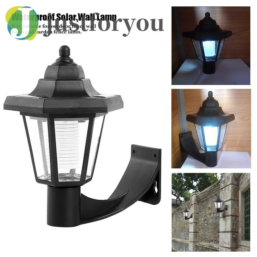 Đèn Led Gắn Tường Hình Lục Giác Sử Dụng Năng Lượng Mặt Trời Chống Thấm Nước Justforyou2