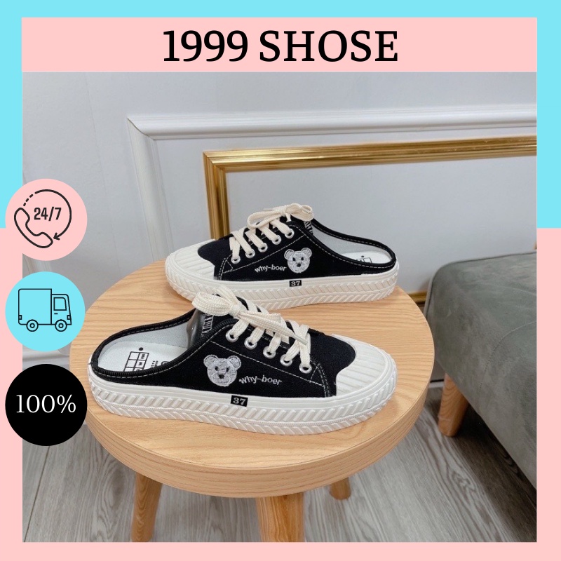 Giày Sục Thể Thao Thuê Hình Gấu Dễ Thương CuTe S12