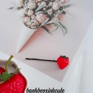 Kẹp tóc & cột tóc quả dâu tây 🍓💃