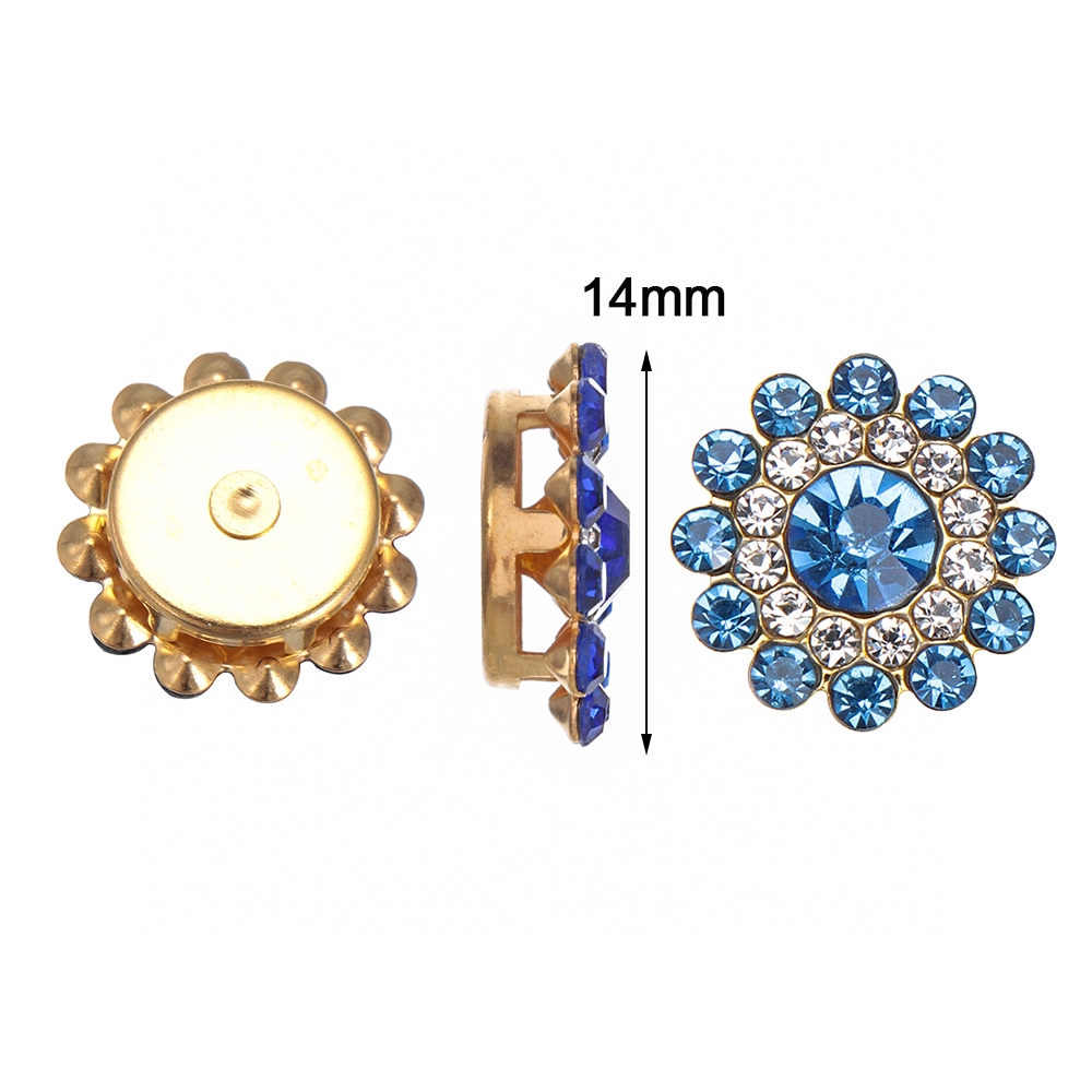 10 Bông Hoa 14mm Bằng Thép