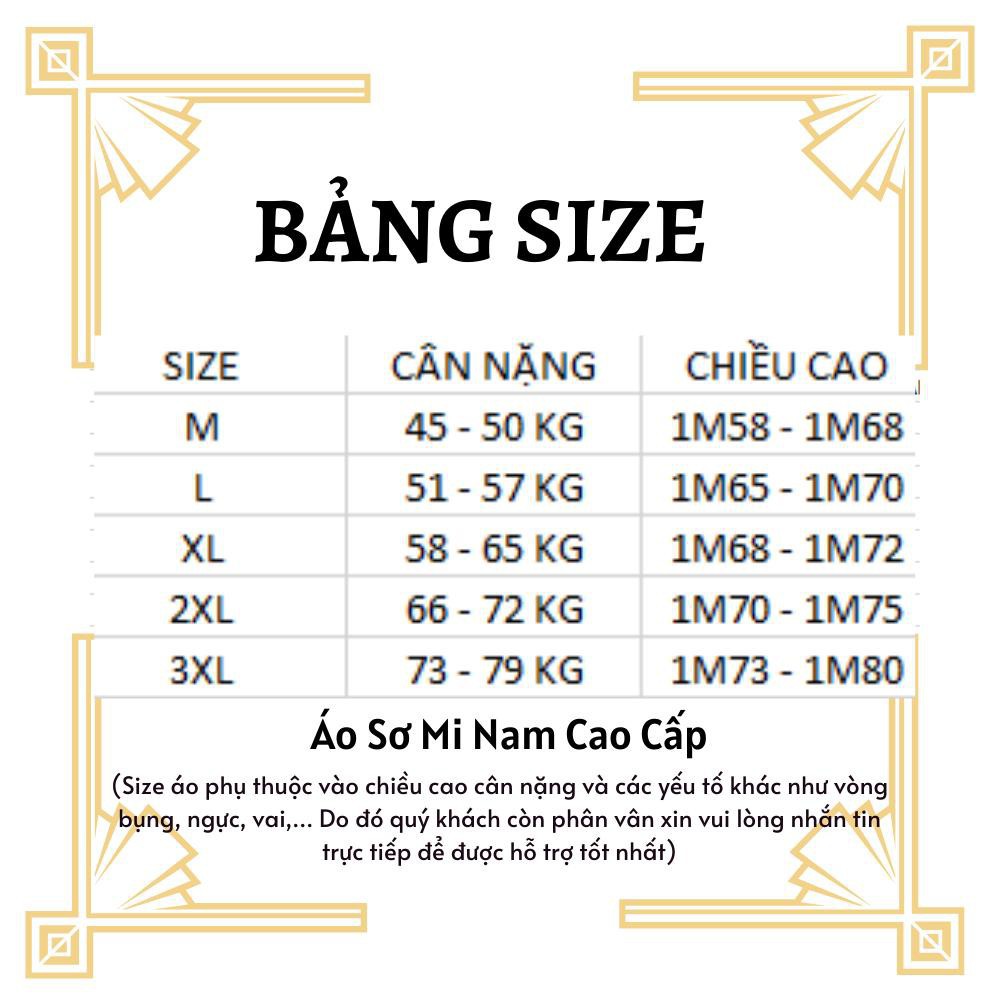 Áo sơ mi nam dài tay CỔ TÀU cao cấp : Chất liệu lụa mềm mịn, không nhăn, thoáng mát, thấm hút mồ hôi(SMT)