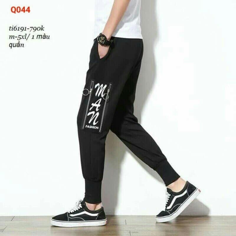 QUẦN JOGGER KHÓA KÉO NAM