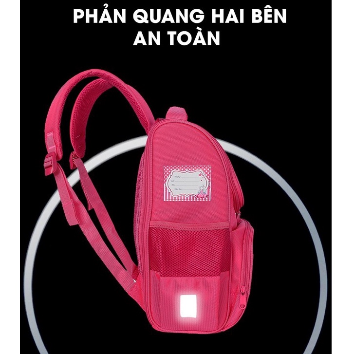 Cặp Học Sinh Chống Gù Lưng MITI cho bé gái - Mẫu mới siêu nhẹ, siêu hot.